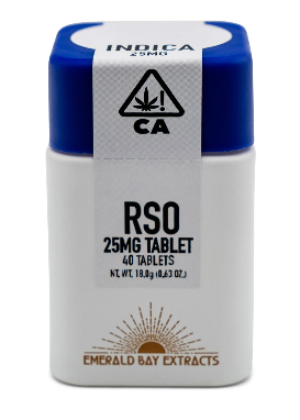 Emerald Bay Extracts - Gush Mintz 1:1 - RSO Tablets - 40ct - 1000mg