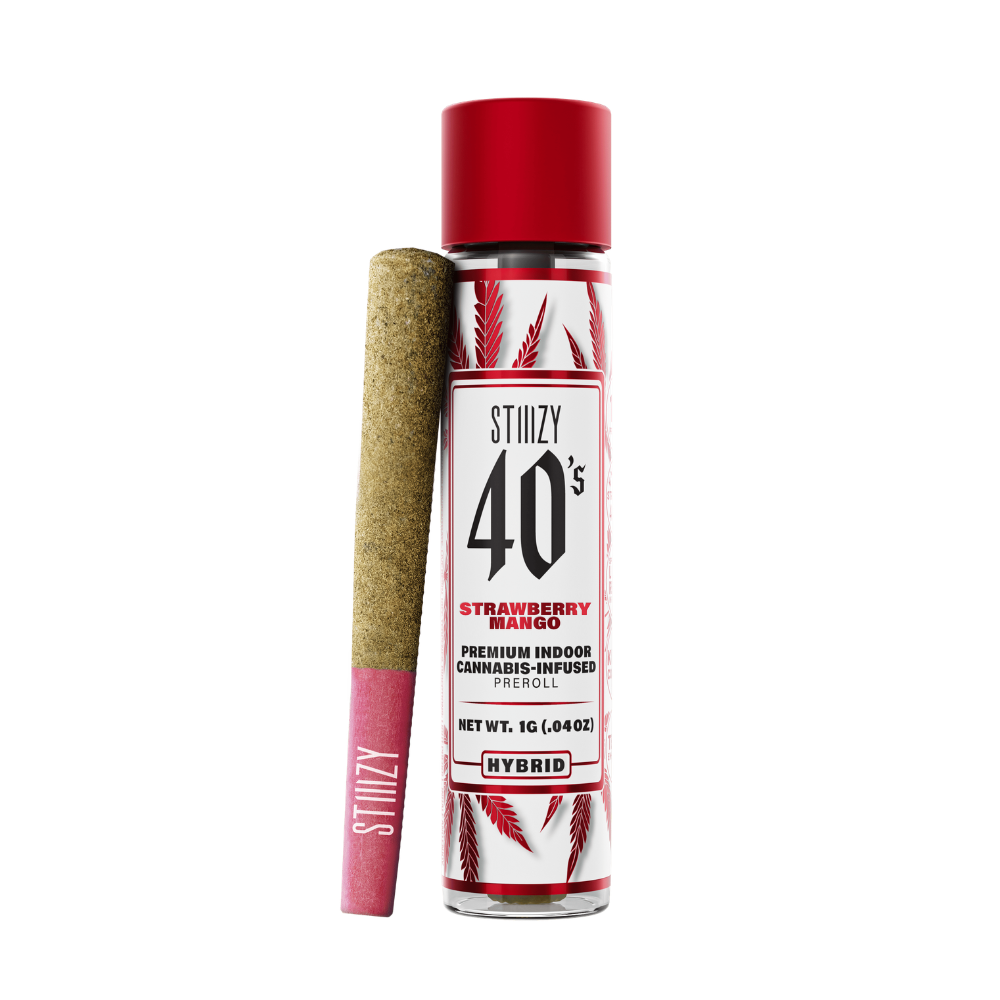 1g Strawberry Mango Infused 40's Pre-Roll - STIIIZY