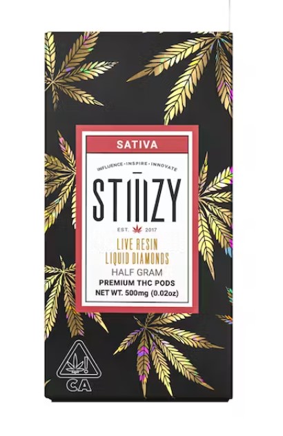 Stiiizy .5g Purple Haze Live Resin Pod PD