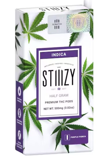 Stiiizy .5g Purple Punch Pod PD