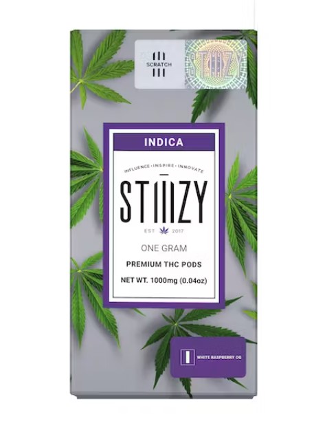 Stiiizy 1g White Raspberry Pod PD