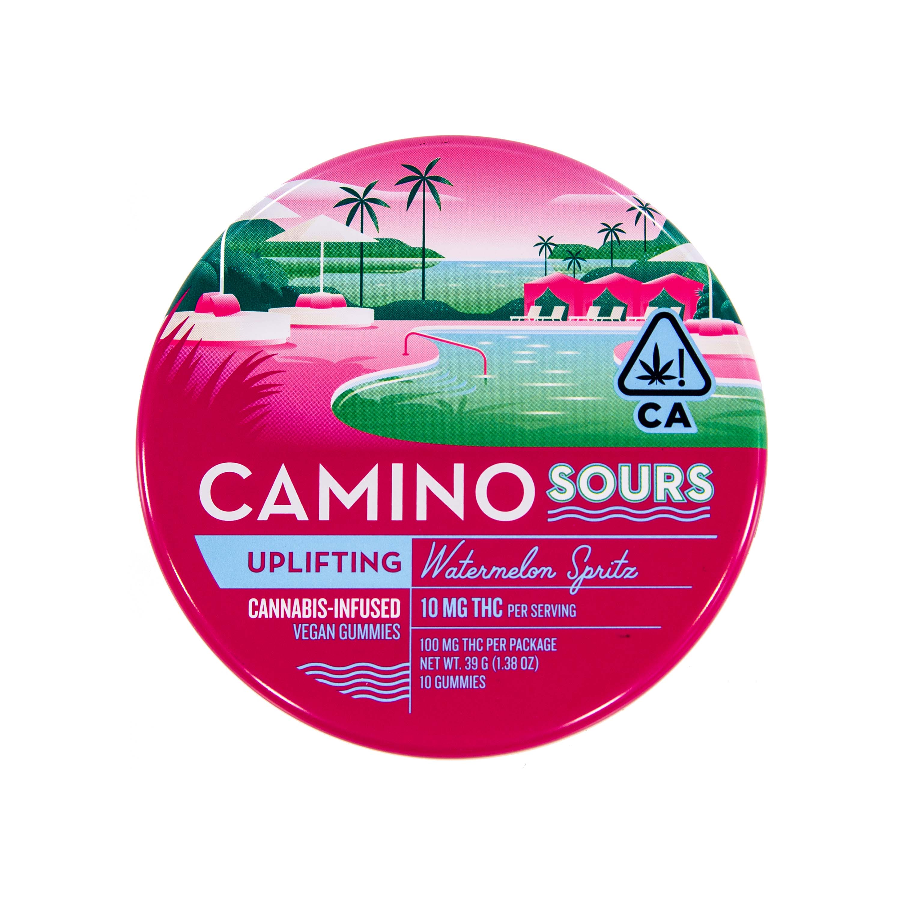 Camino | Sours Watermelon Spritz Gummies (100mg THC)