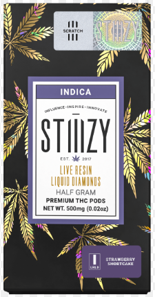 Stiiizy - Liquid Diamonds - White Widow - Vape Pod - 0.5g