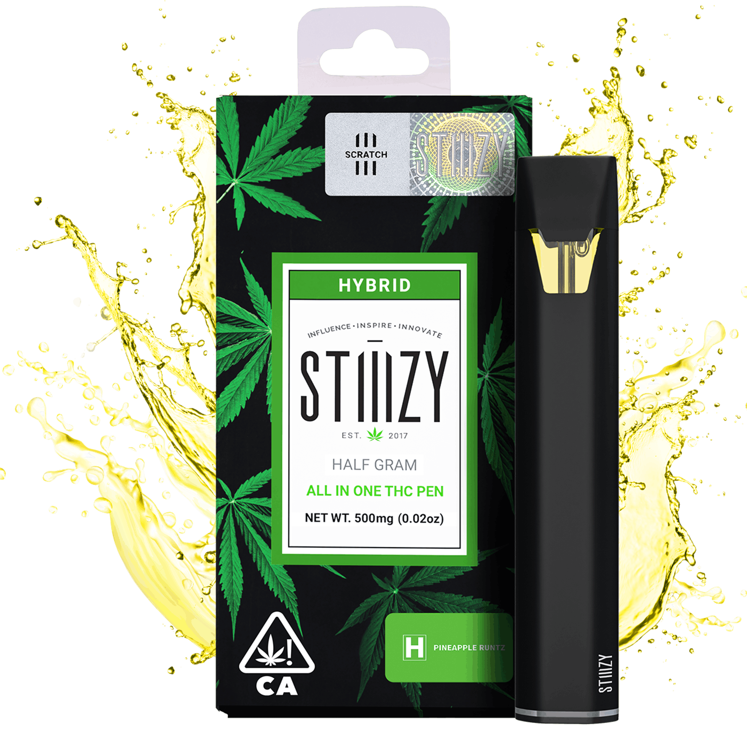 STIIIZY - ORG AIO - Pineapple Runtz - 0.5g