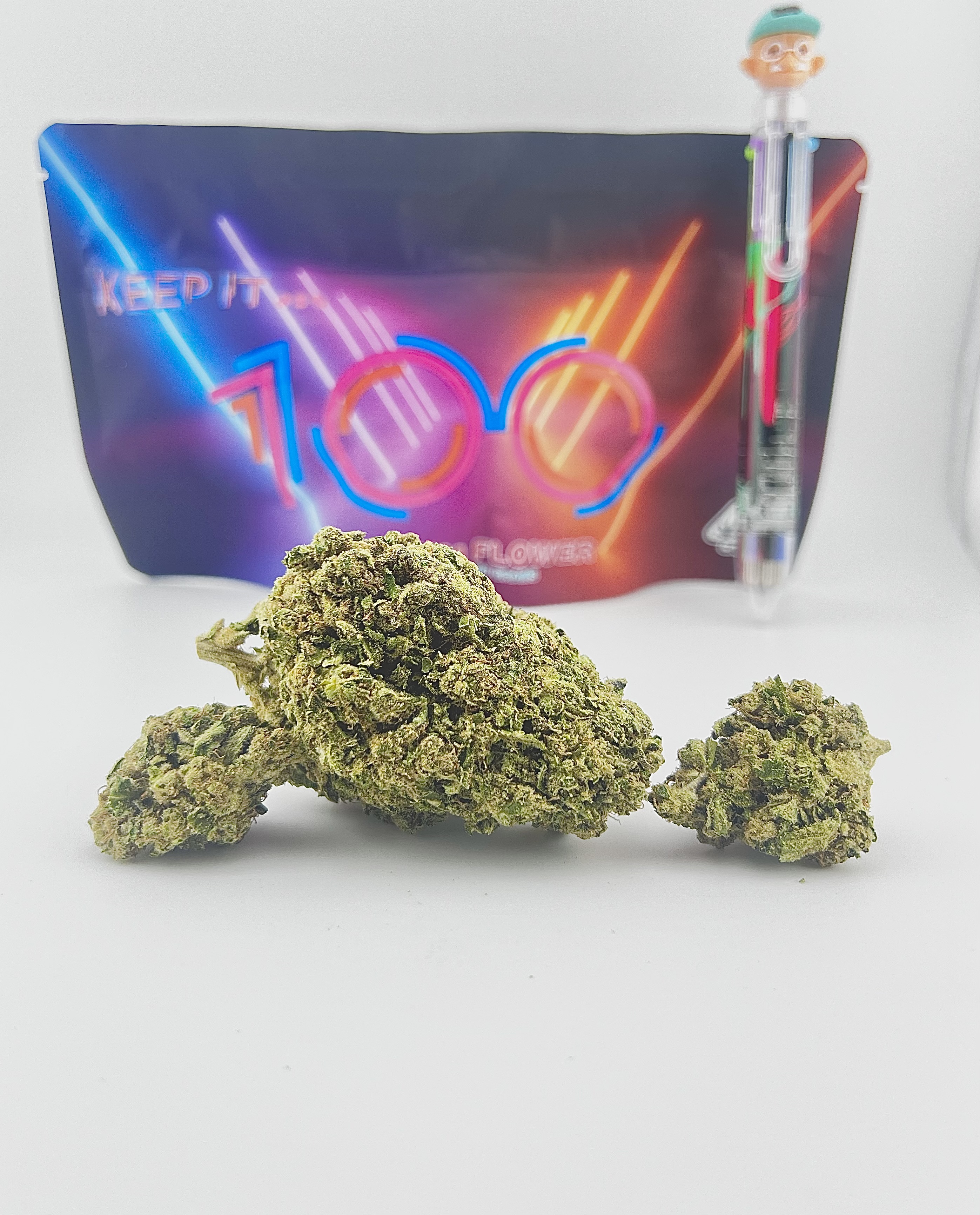 *Deal! $89 1 oz. Bubblegum Cookies (29.7%/Hybrid) - Keep it 100 + Multi-Color Writing Pen
