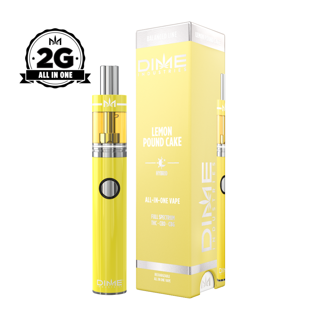 Lemon Pound Cake CBG Balanced AIO 2g