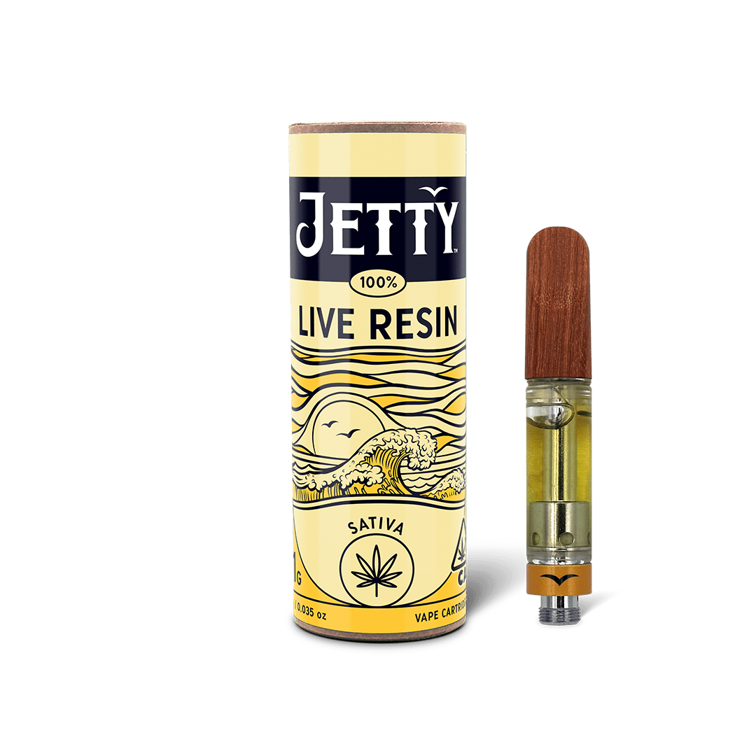 JETTY - VAPE (100% LIVE RESIN) 1G - SATIVA - TROPICANA CHERRY