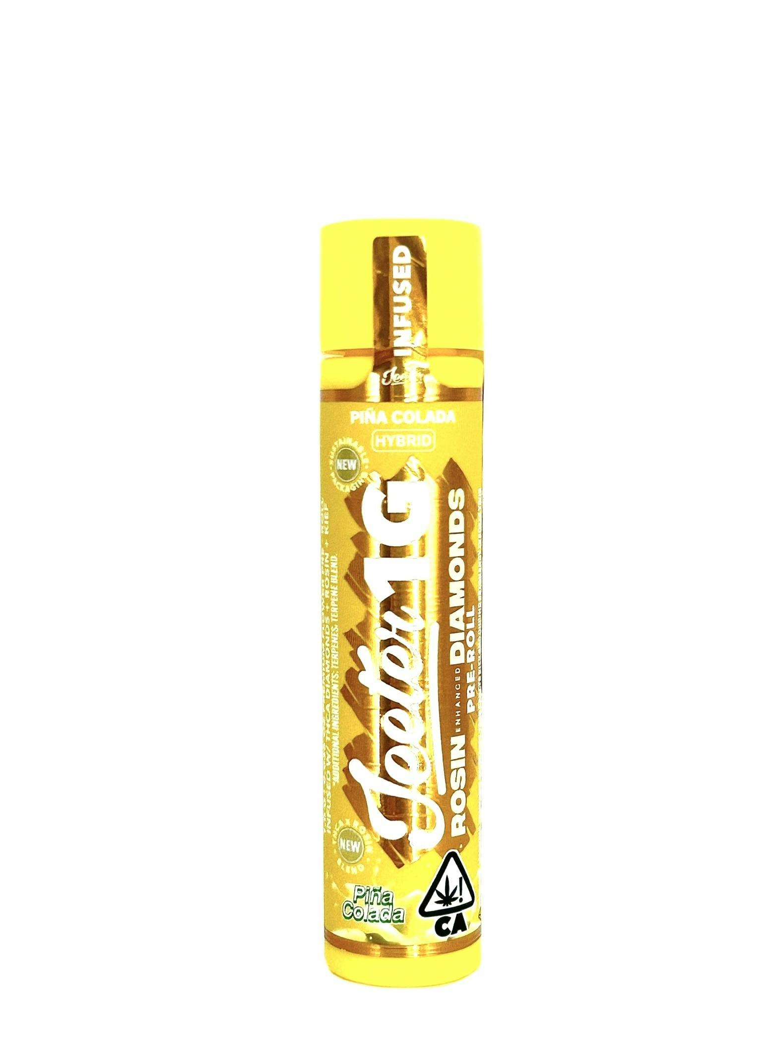 Jeeter - Pina Colada - 1g, ROSIN & DIAMONDS INFUSED!
