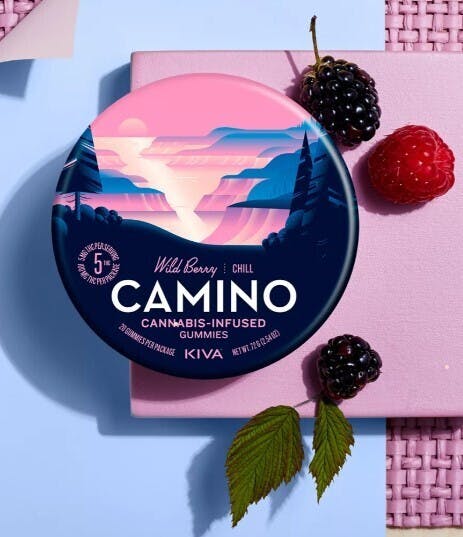 Kiva Camino Wild Berry Gummies