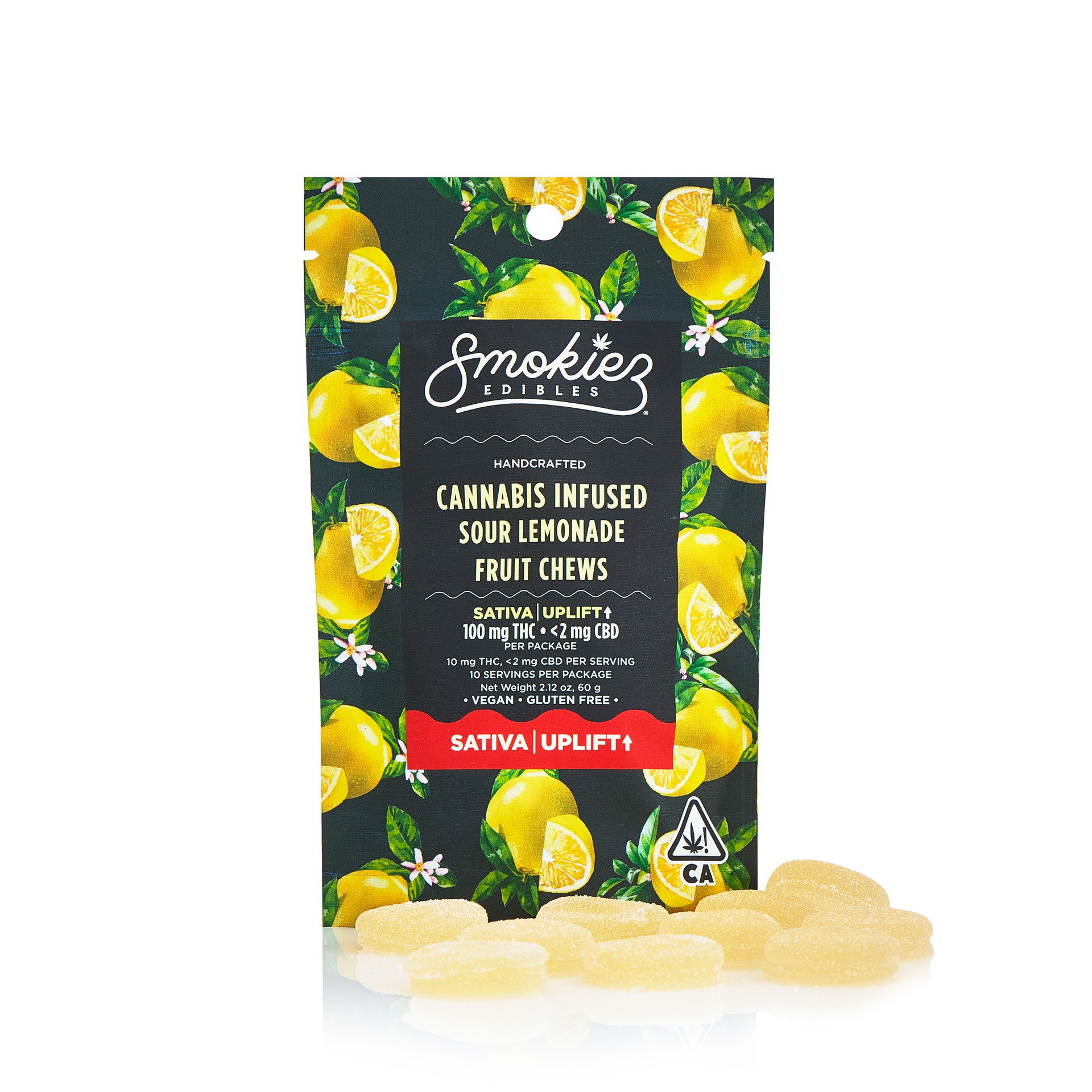 Sour Lemonade 100mg Fruit Chews