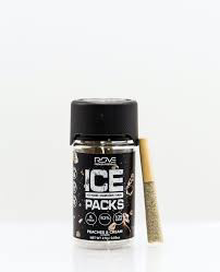Rove Ice Packs | Purple Trainwreck (H) | .5g x 5 Rosin, Diamond, Hash Infused Preroll Joints