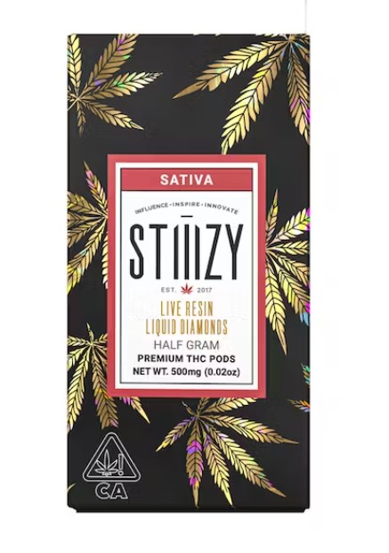 Stiiizy .5g Hawaiian Snow Live Resin Pod PD