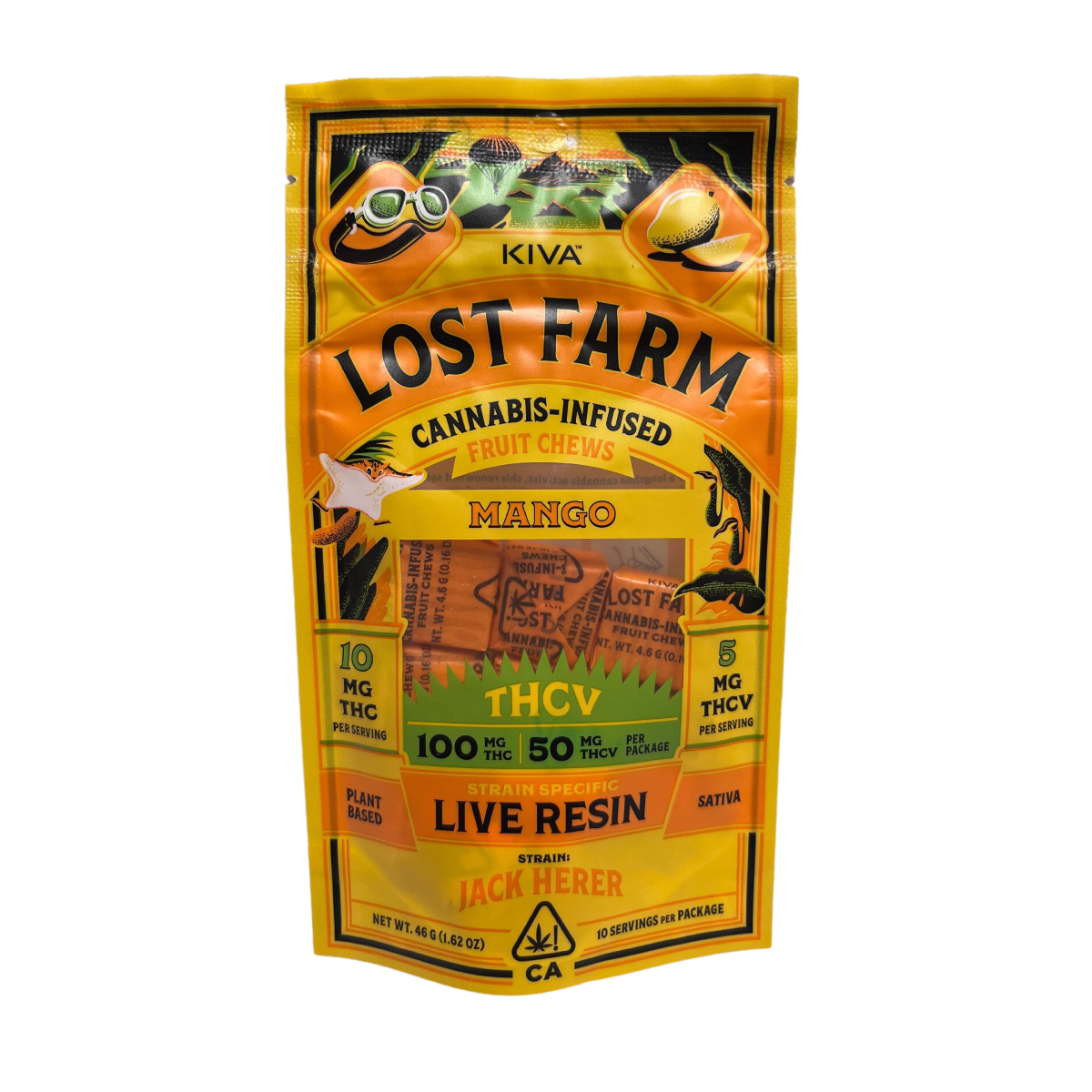 LOST FARM MANGO THCV LIVE RESIN CHEW