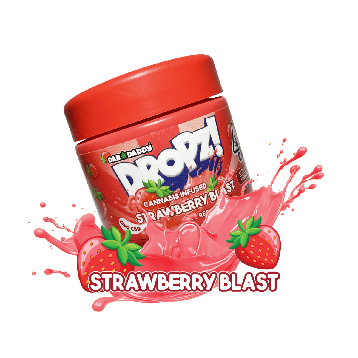 DROPZ! by DAB DADDY® Strawberry Blast Gummies