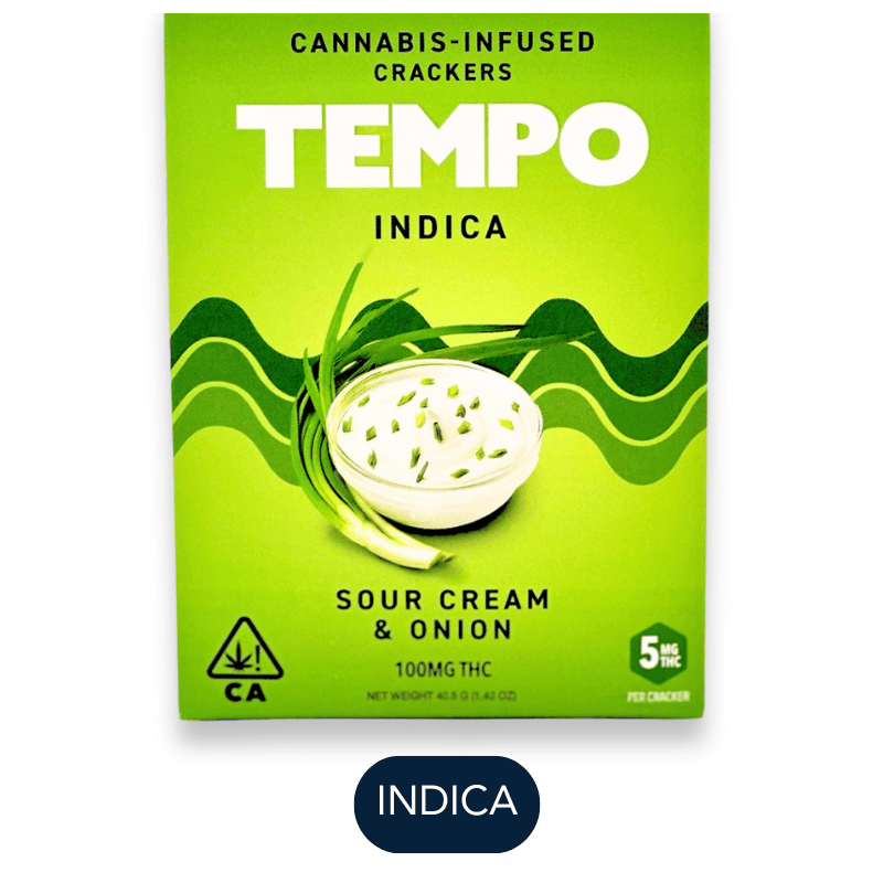 Tempo - Crackers - Sour Cream & Onion - Edible - 20pk - 100mg