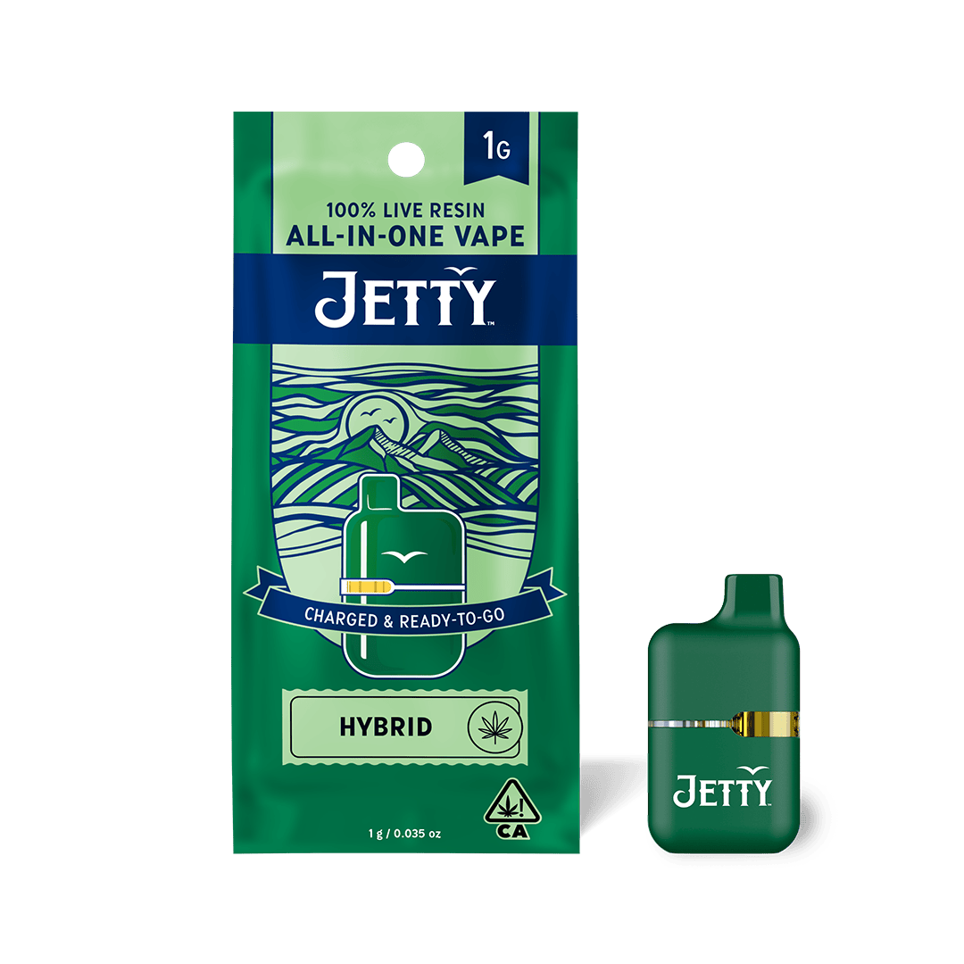 JETTY - DISPOSABLE (MINI TANK LIVE RESIN) 1G - HYBRID - SUBZERO OG