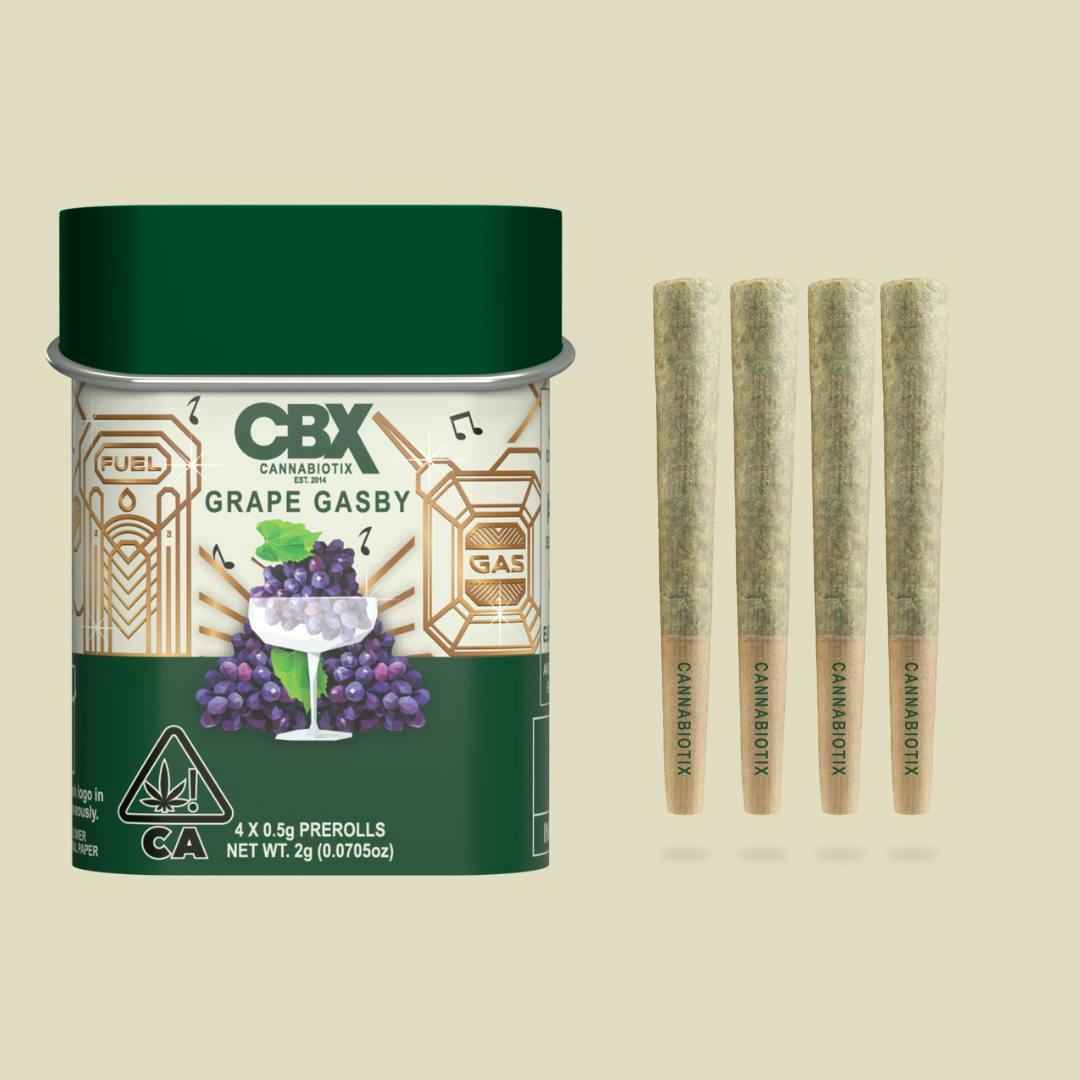 Cannabiotix | Grape Gasby | Mini Joints | 0.5g each | 4pk