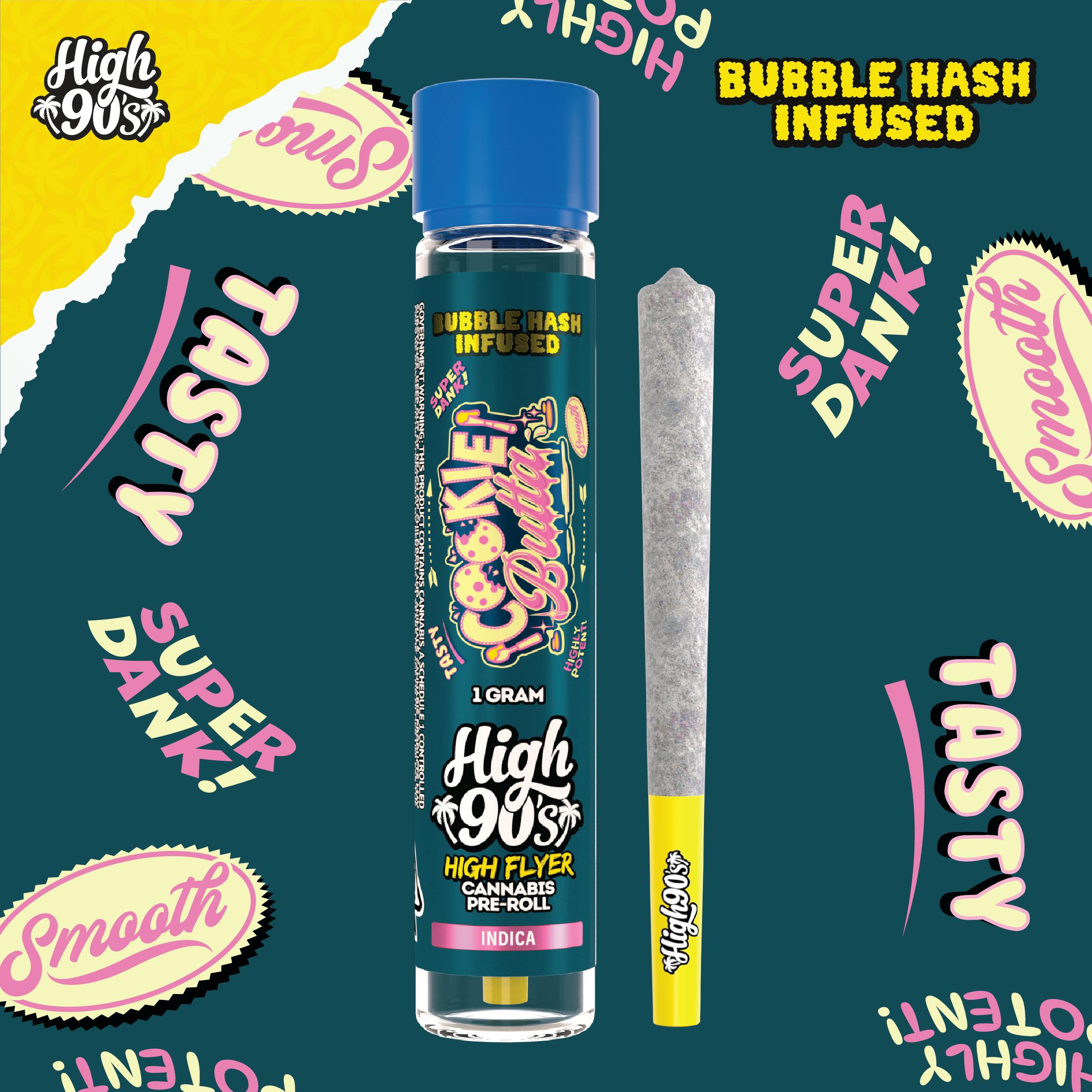 High 90s | Cookie Butta | Infused Joint | 1g