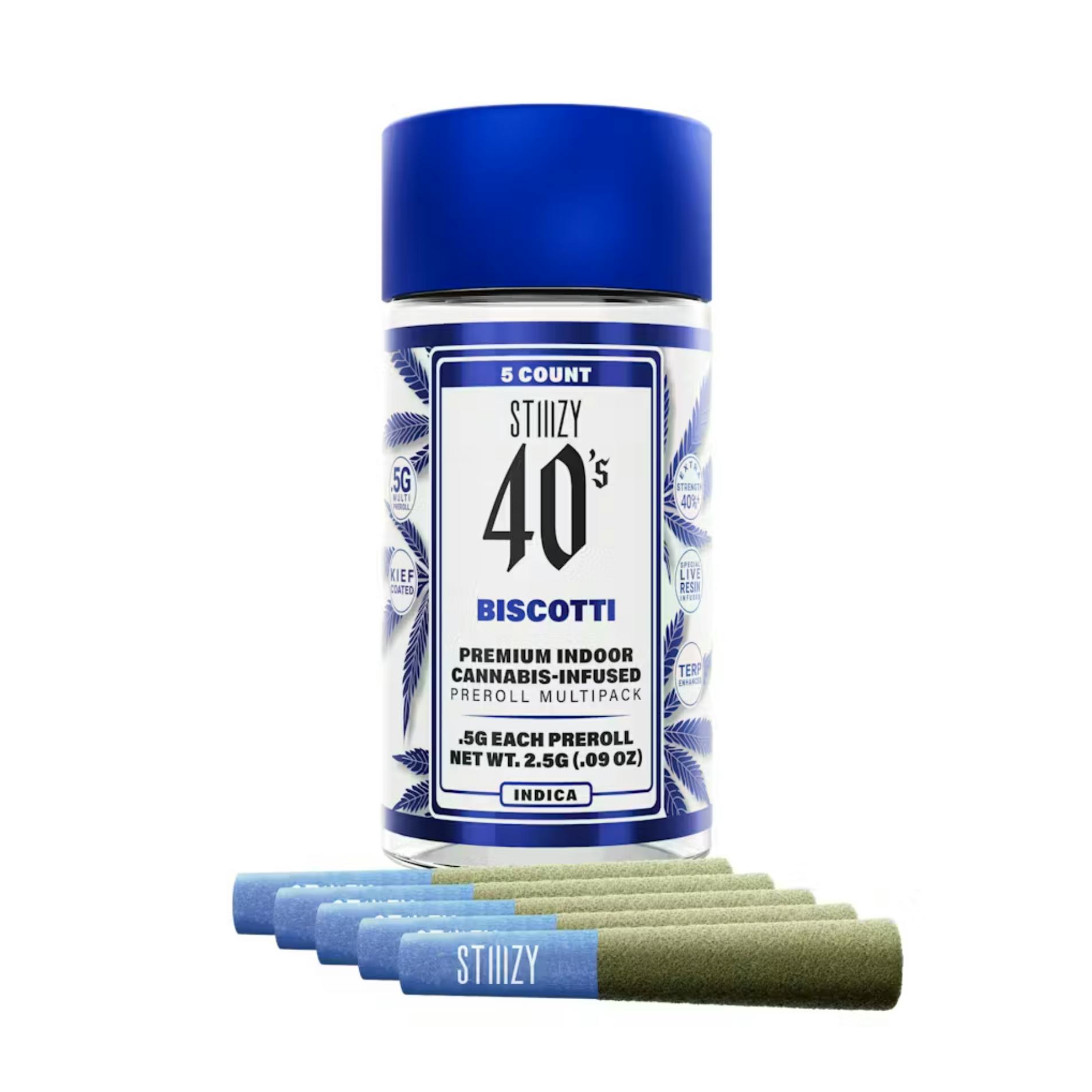 BISCOTTI INFUSED PREROLL 5PACK