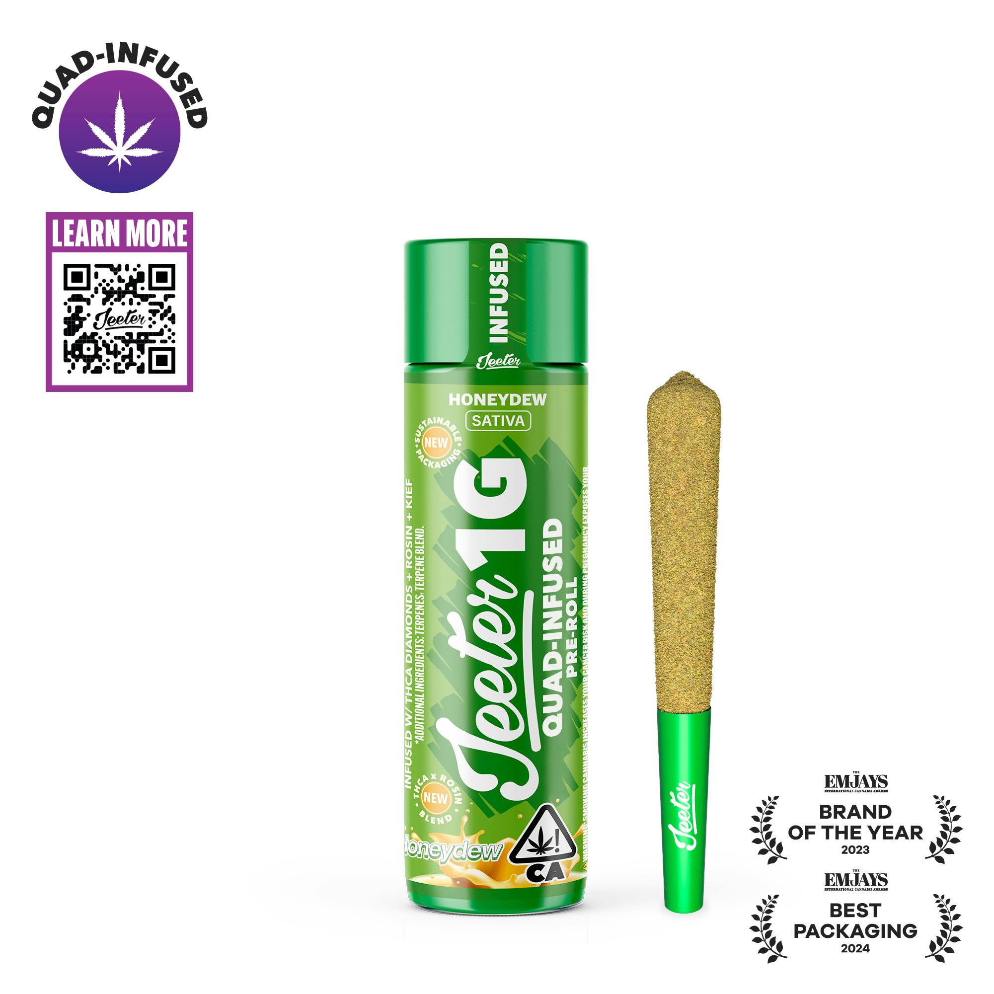 JEETER, 1.0G INF. PRE-ROLL (S), HONEY DEW