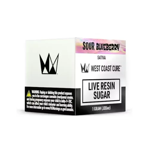 West Coast Cure - Sour Blueberry Live Resin Sugar 1g