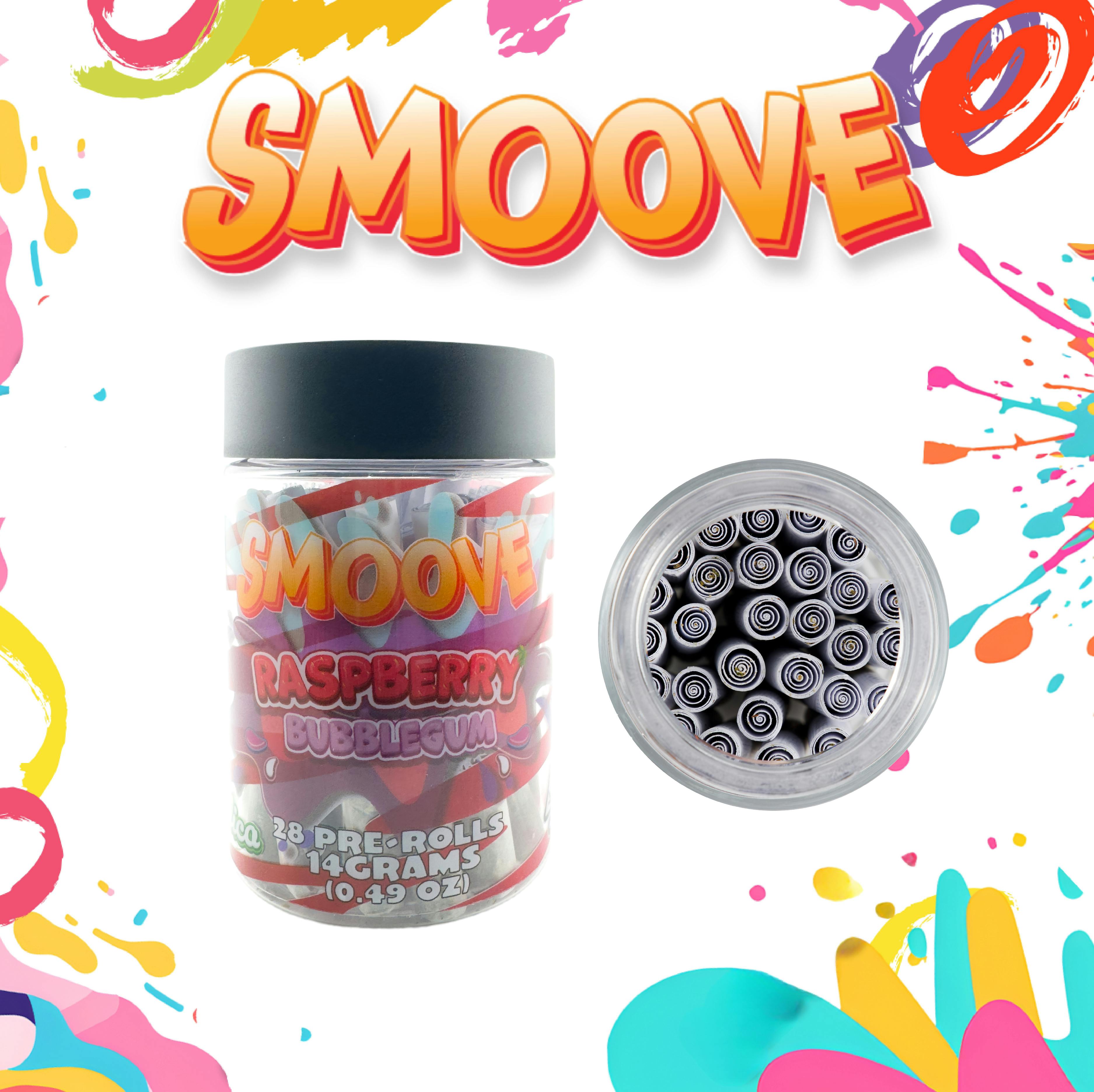 Smoove Pre Roll Raspberry Bubblegum 28 x 0.5 - 14 G