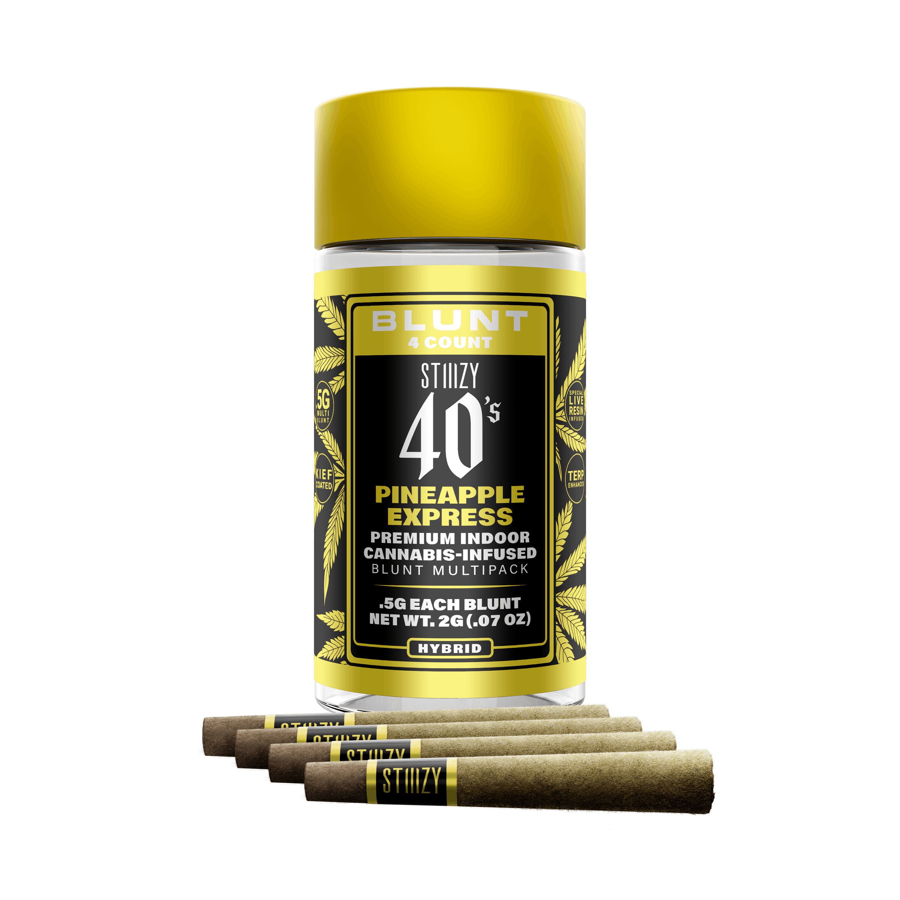 PINEAPPLE EXPRESS - .5G 40's Infused Mini Blunt 5 Pack
