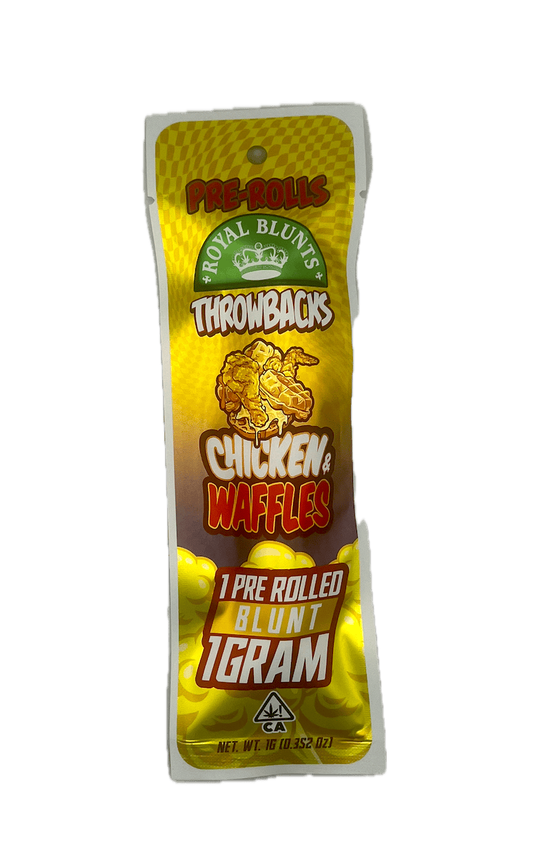Royal Blunts Throwbacks Hand Roll - Chicken & Waffles 1g