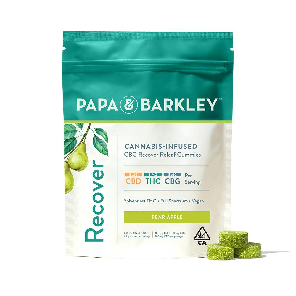 P&B | Gummies 100mg | CBG Pear Apple