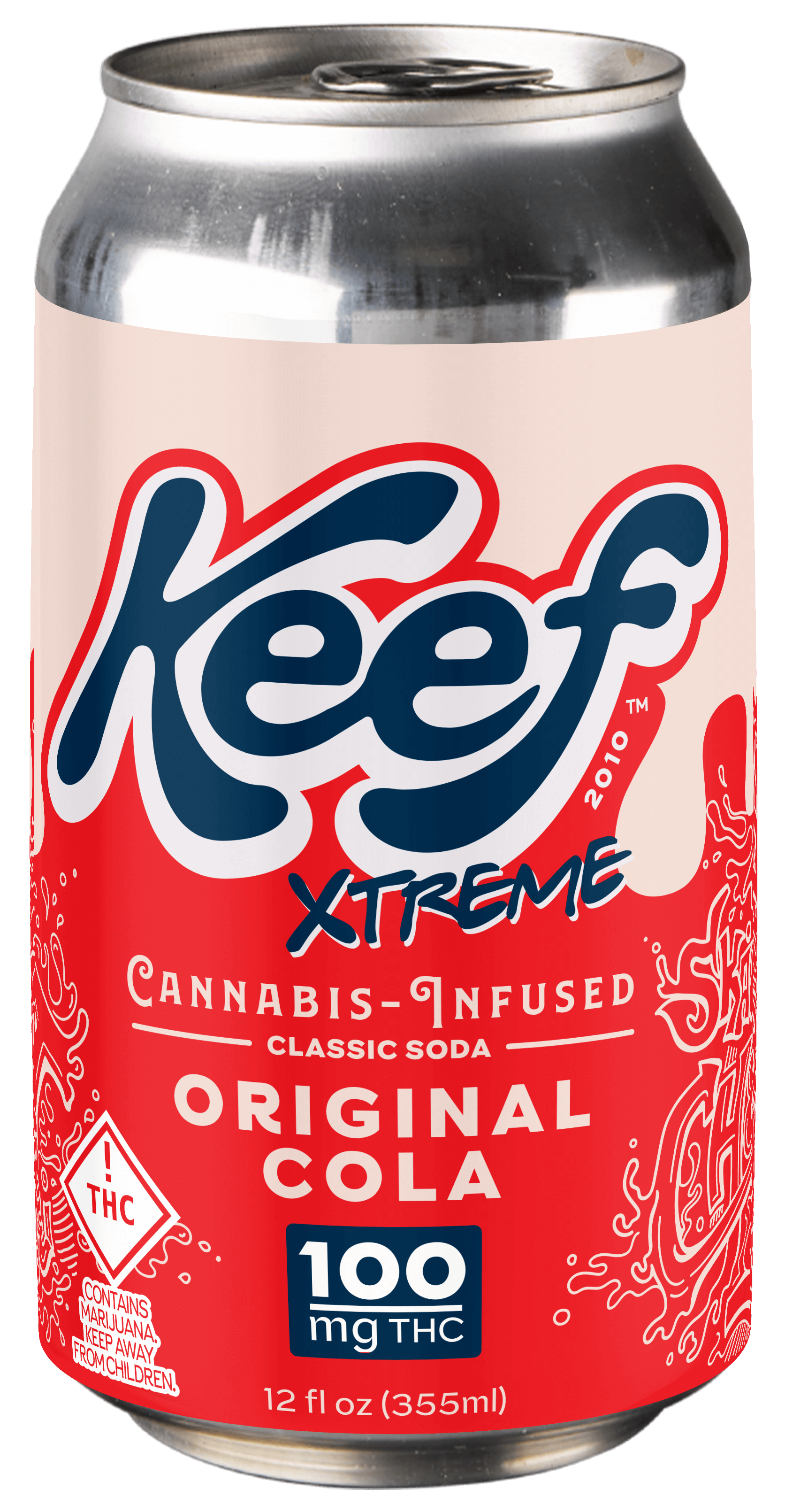 Keef - 100mg Original Cola Xtreme Classic Soda 12oz
