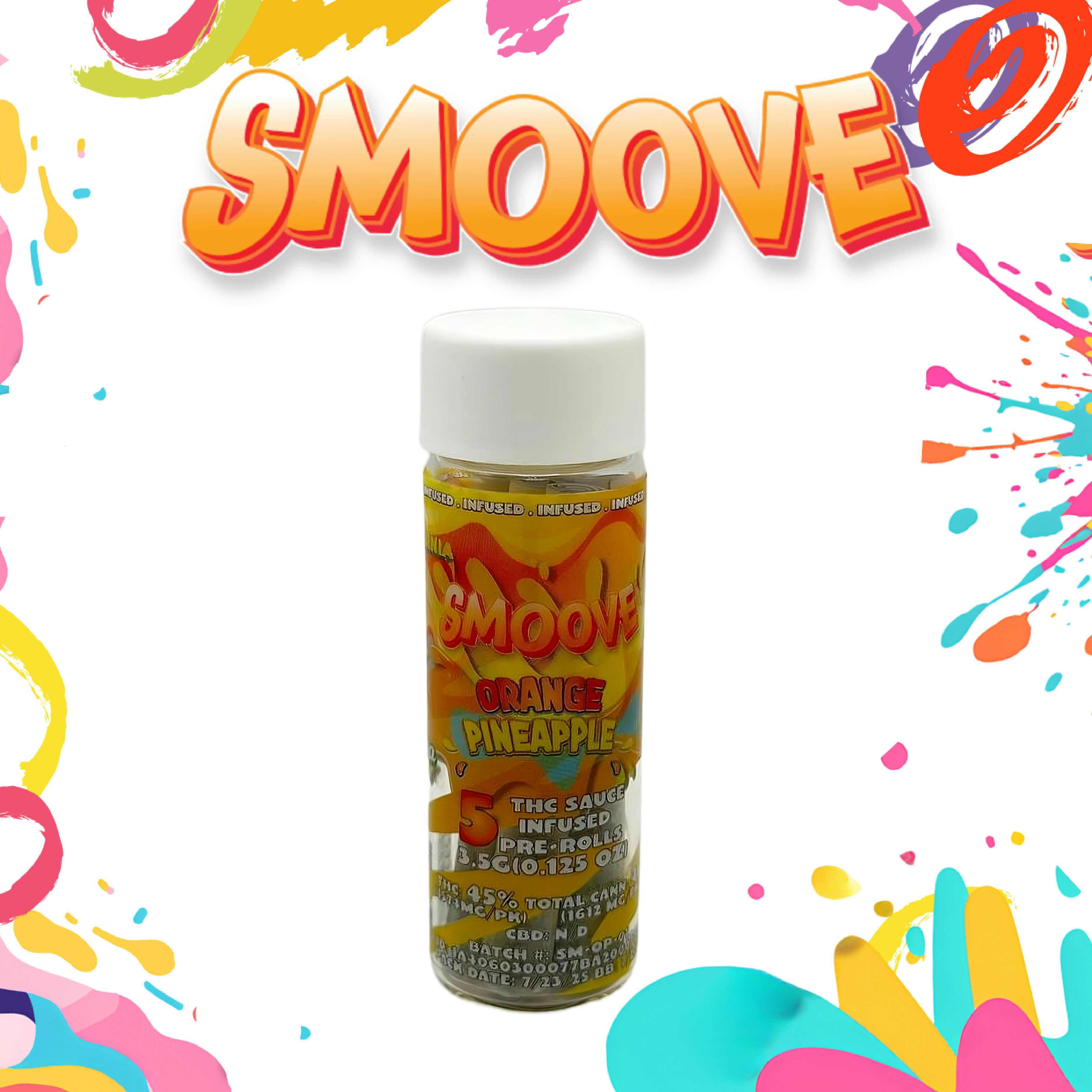 Smoove Infused Pre Rolls Orange Pineapple 5 x 0.7 - 3.5 G