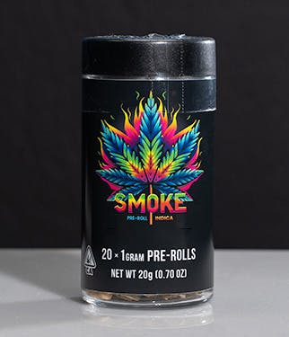 SMOKE - SUNGROWN PREROLL MULTIPACK - NIGHTCAP KUSH - 20G
