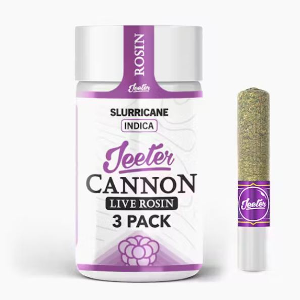 Jeeter - Neptune Kush - 1.5G - Cannon Live Rosin Pre Roll Pack