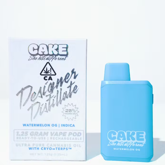 CAKE she hits different - Watermelon OG - Indica - Designer Distillate - 1.25 g