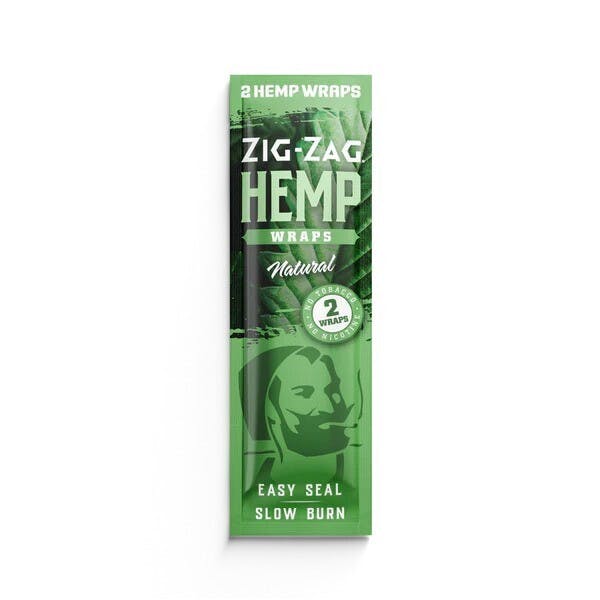Zig-Zag - Hemp Wraps - Natural - 2pk