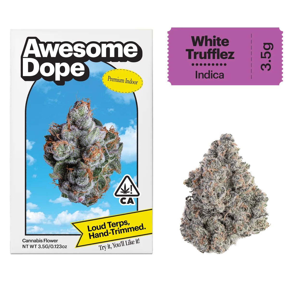 WHITE TRUFFLEZ - FS - 3.5G PREMIUM 8TH - AWESOME DOPE