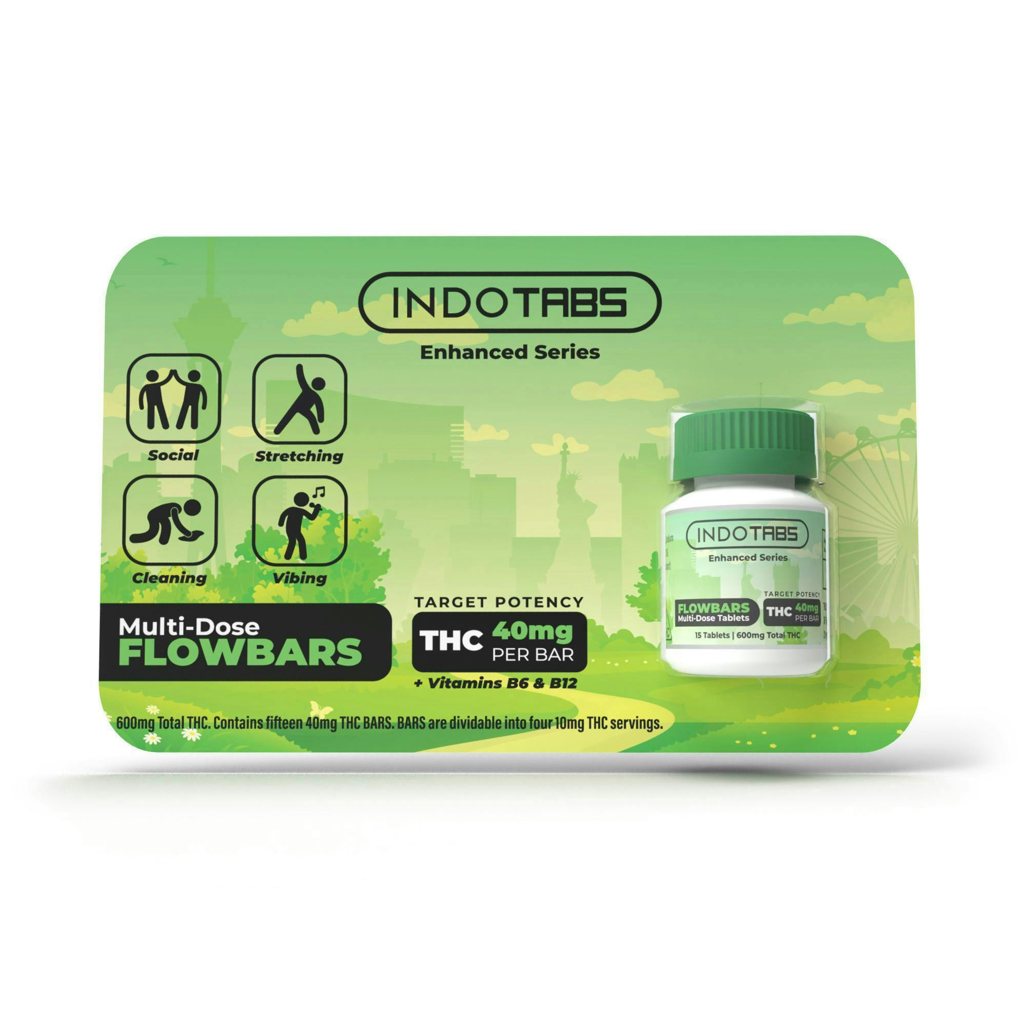 IndoTabs | Flowbars | 600mg