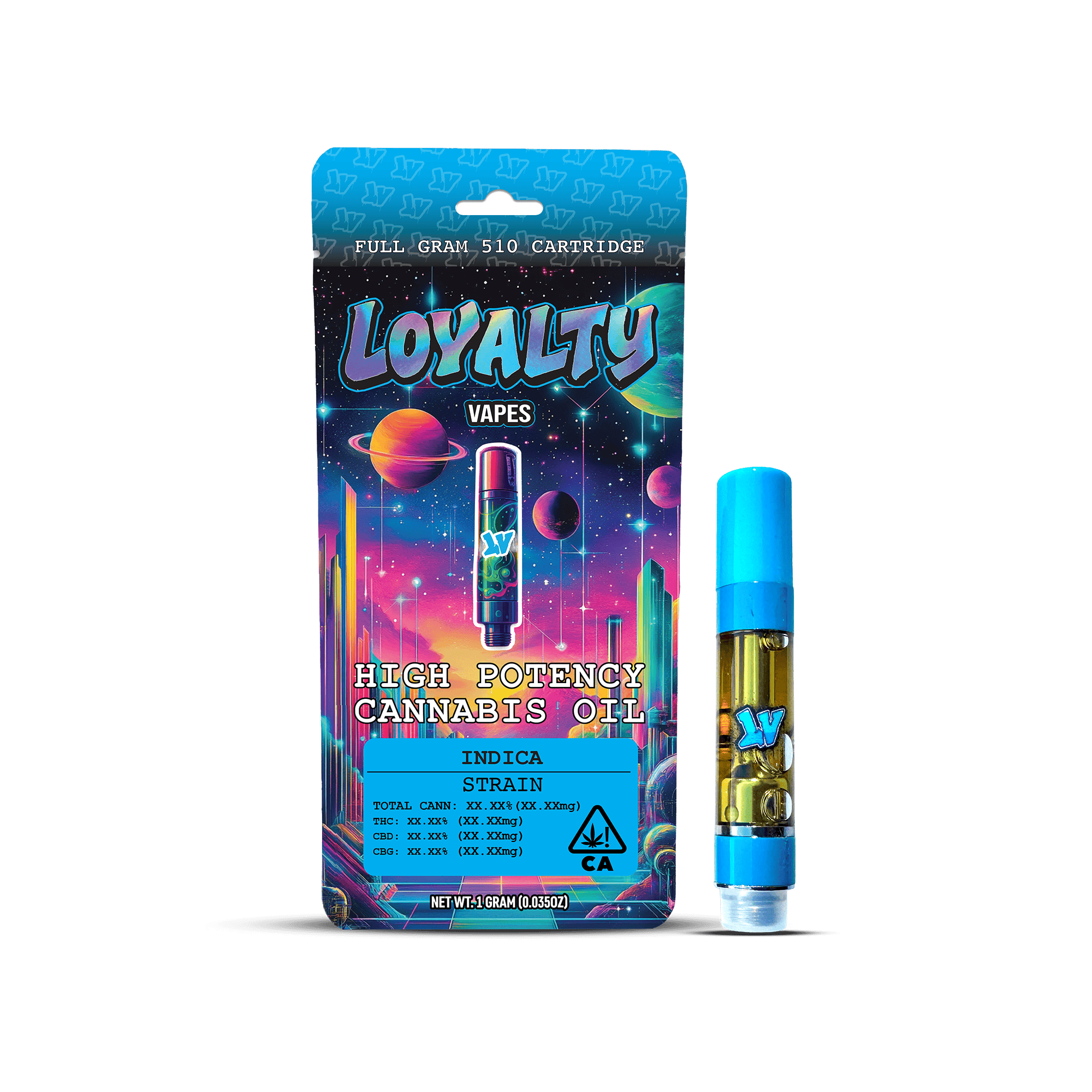 Loyalty | HPCO | 1g Vape Cartridge | Sweet Backwoodz (I)