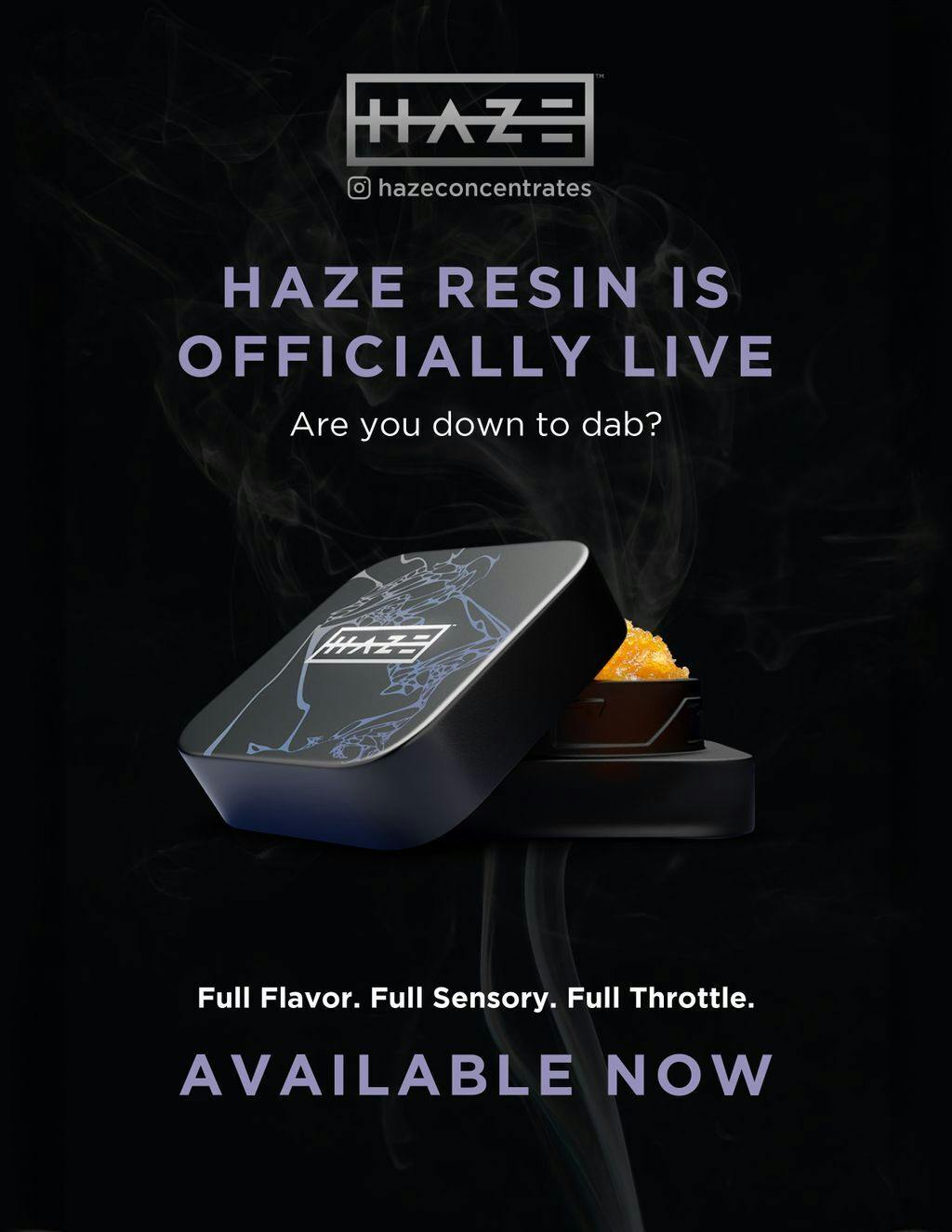 HAZE Papaya Cold Cured Live Rosin 0.5g
