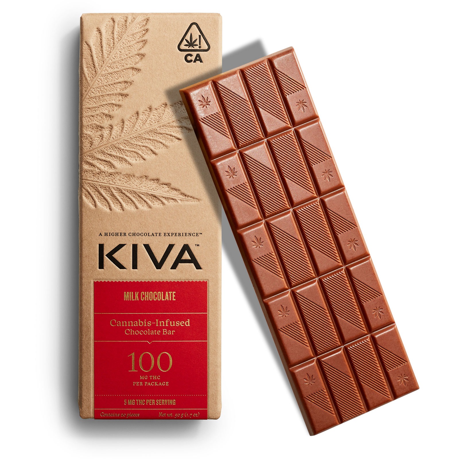 Kiva Milk Chocolate Bar