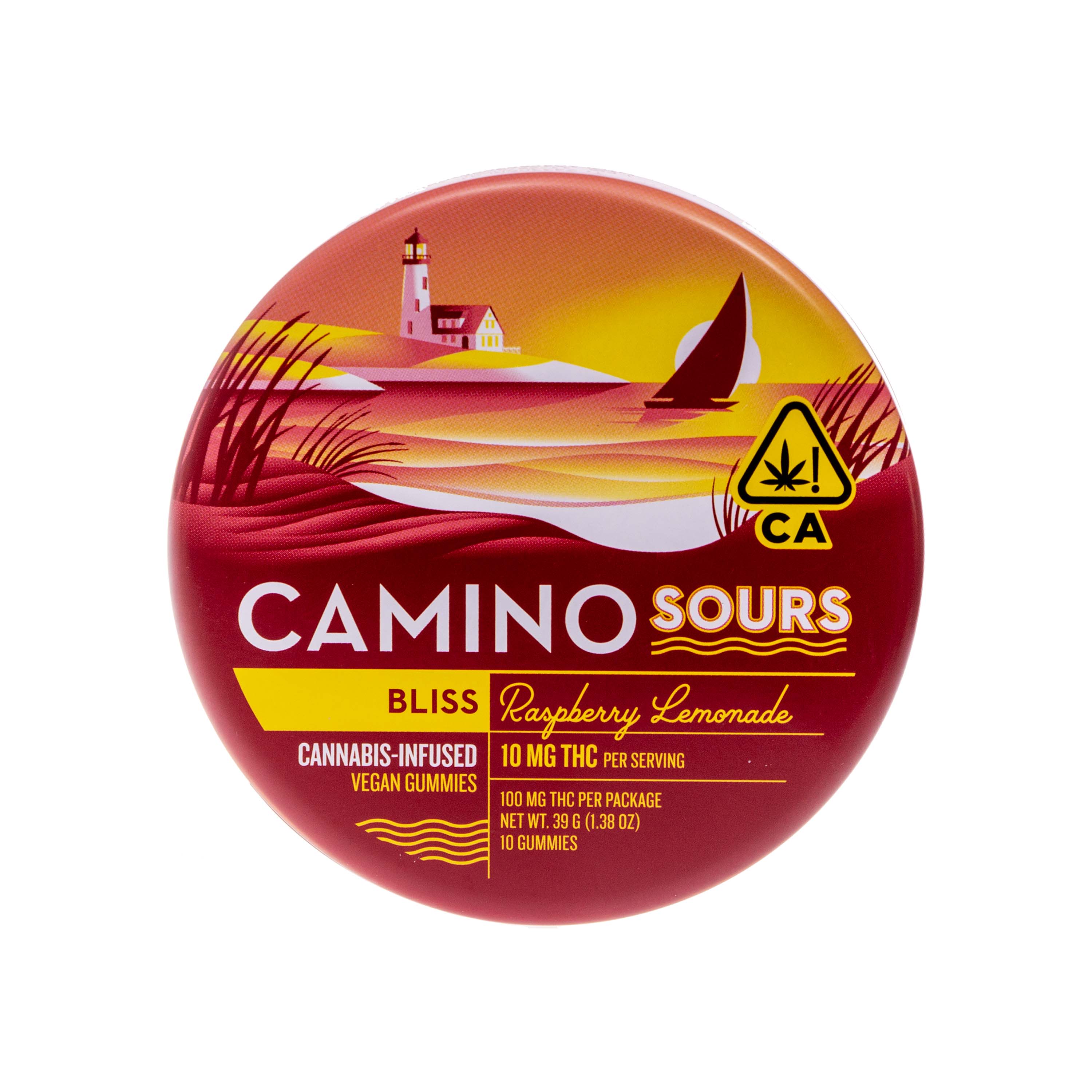 Camino | Sours Bliss Raspberry Lemonade Gummies (100mg THC)