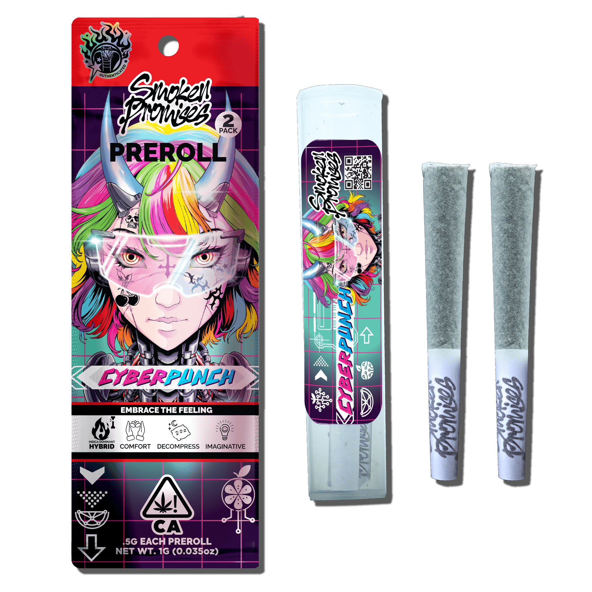 Cyber Punch | Pre Roll Pack | 1g (2 x 0.5g)