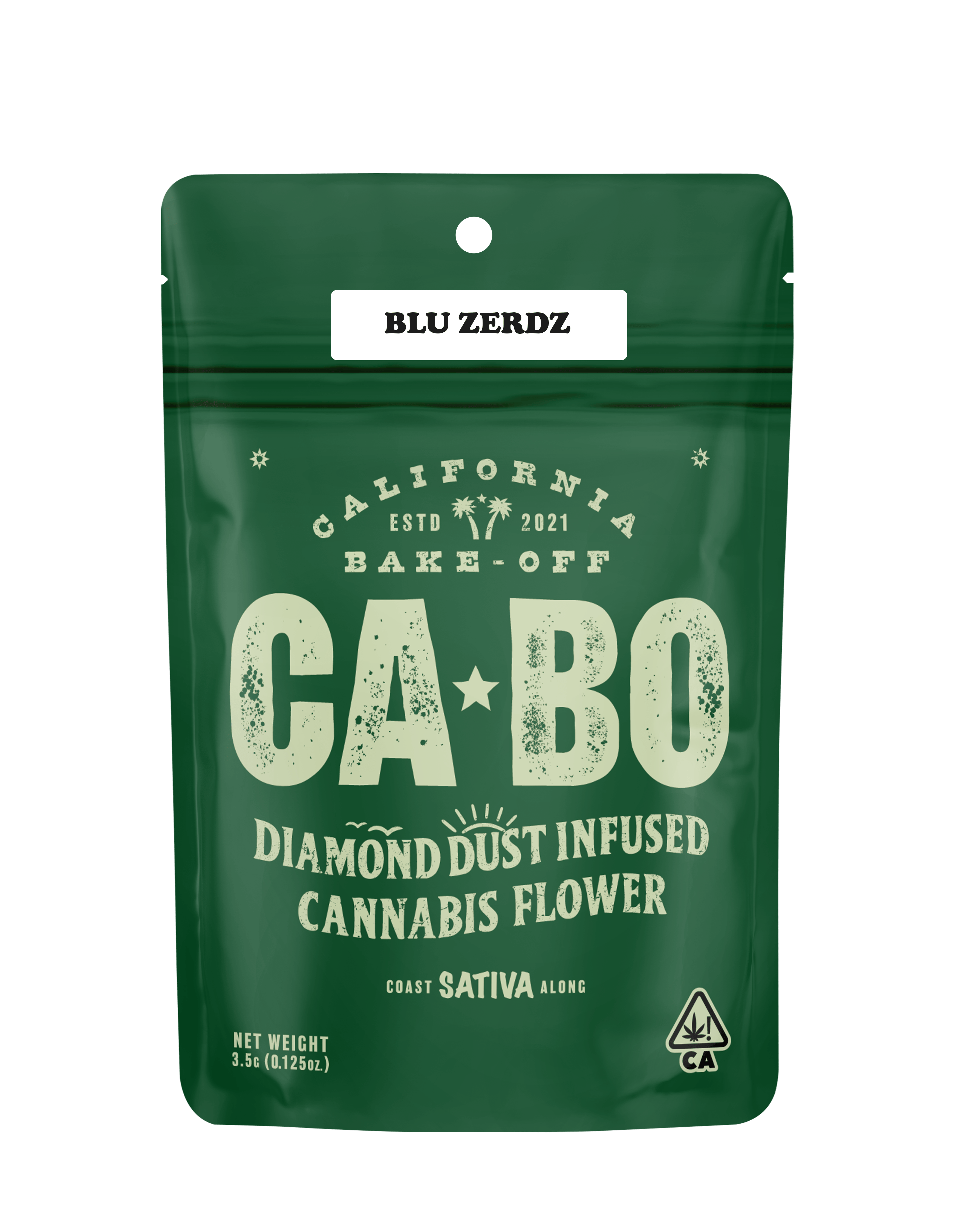 CABO Diamond Dust Infused 3.5g Flower - Blu Zerdz - Sativa