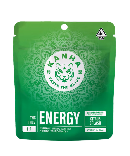 Citrus Splash Energy 1:1 THCV - Gummies