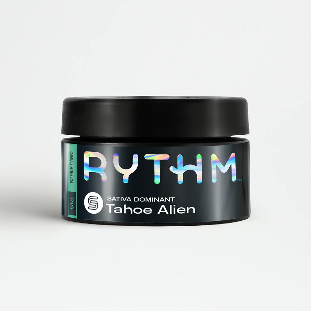 RYTHM Sativa Dominant Premium Flower Tahoe Alien 1/8oz