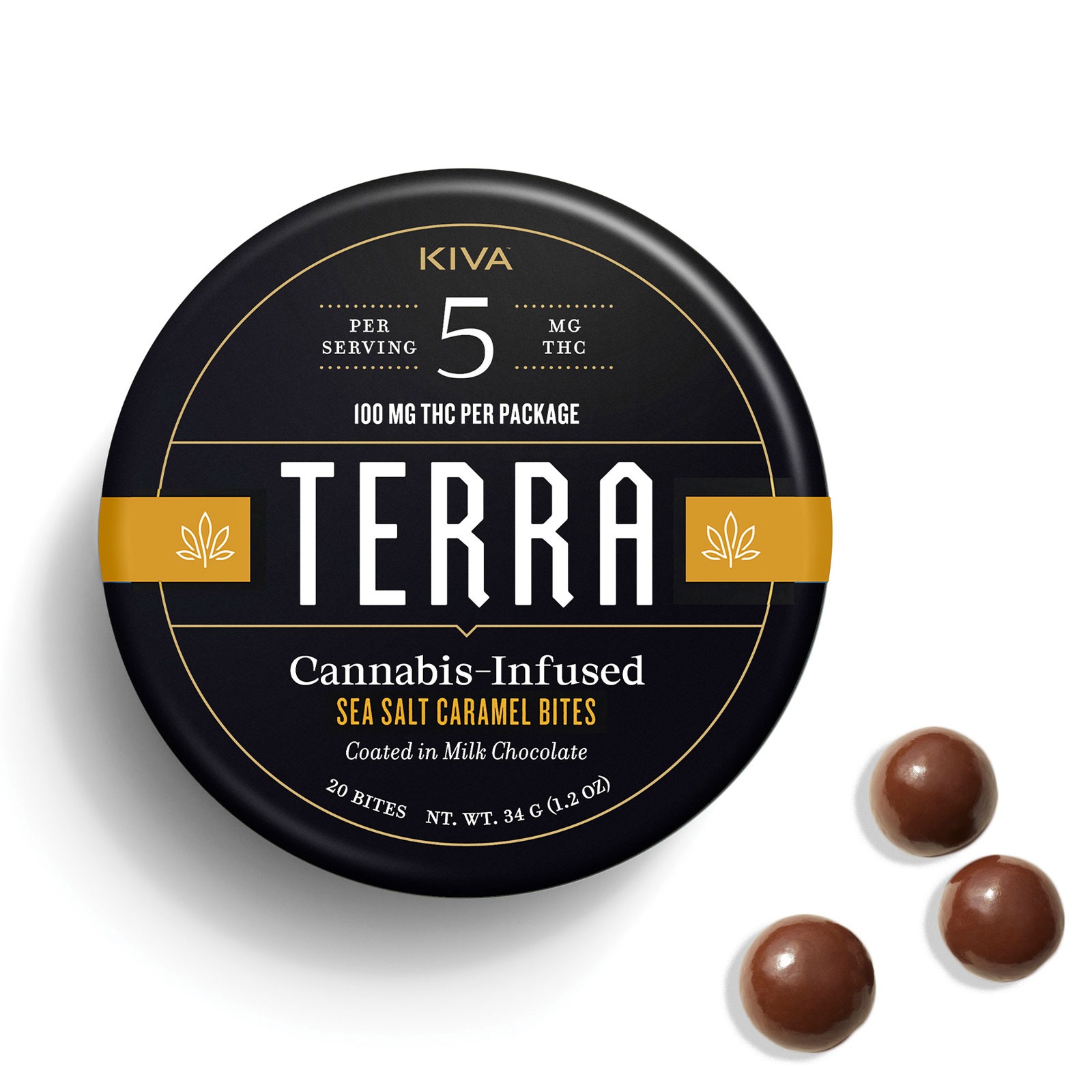 Milk Chocolate Sea Salt Caramel 100mg