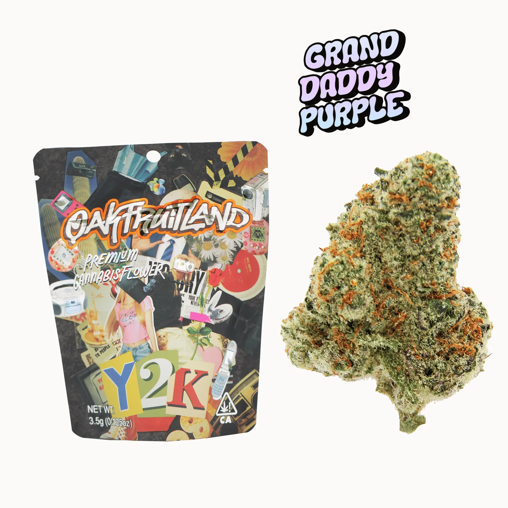 Oakfruitland - Grand Daddy Purple (Indica) Flower 3.5g