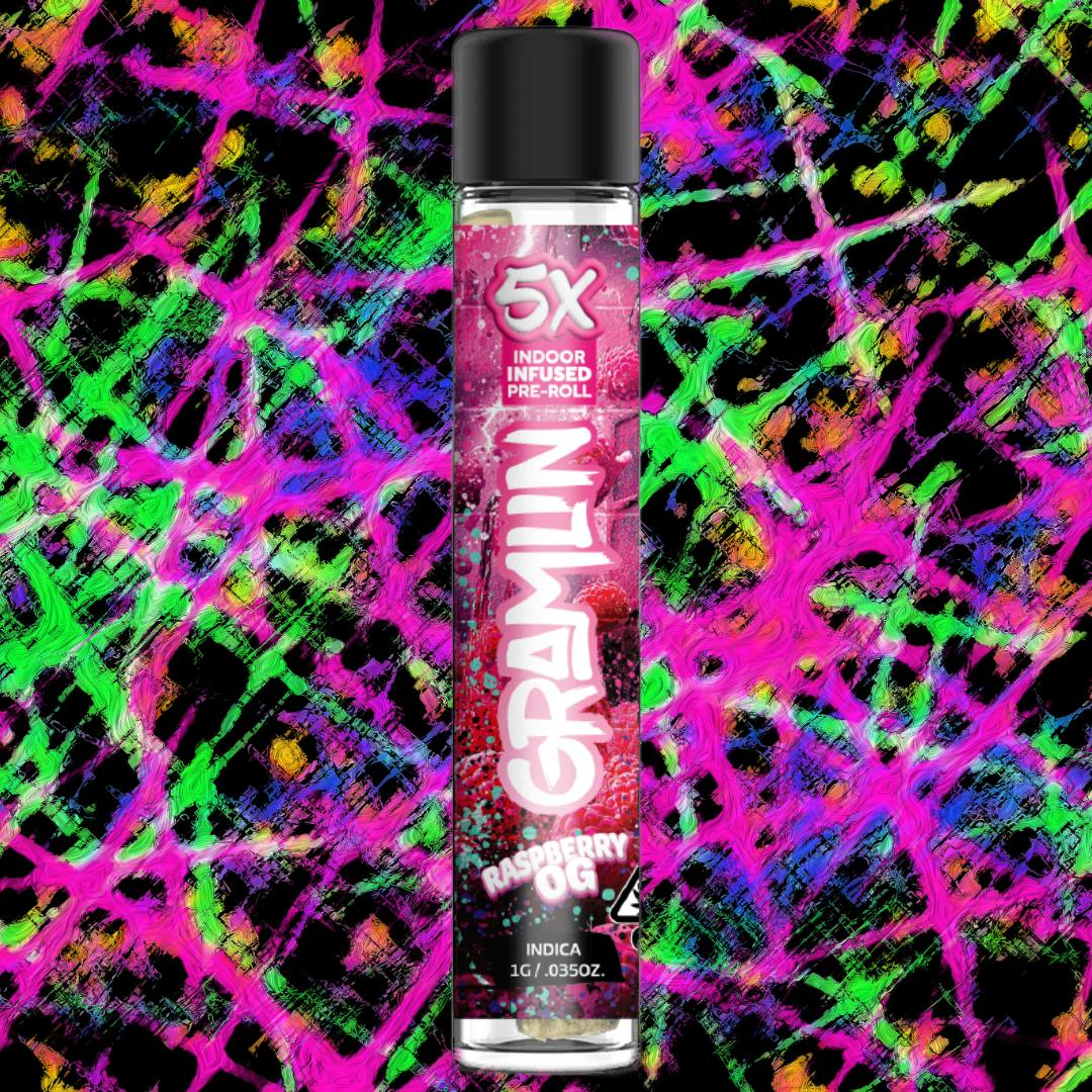 GRAMLIN - 1G INFUSED PREROLL - RASPBERRY OG