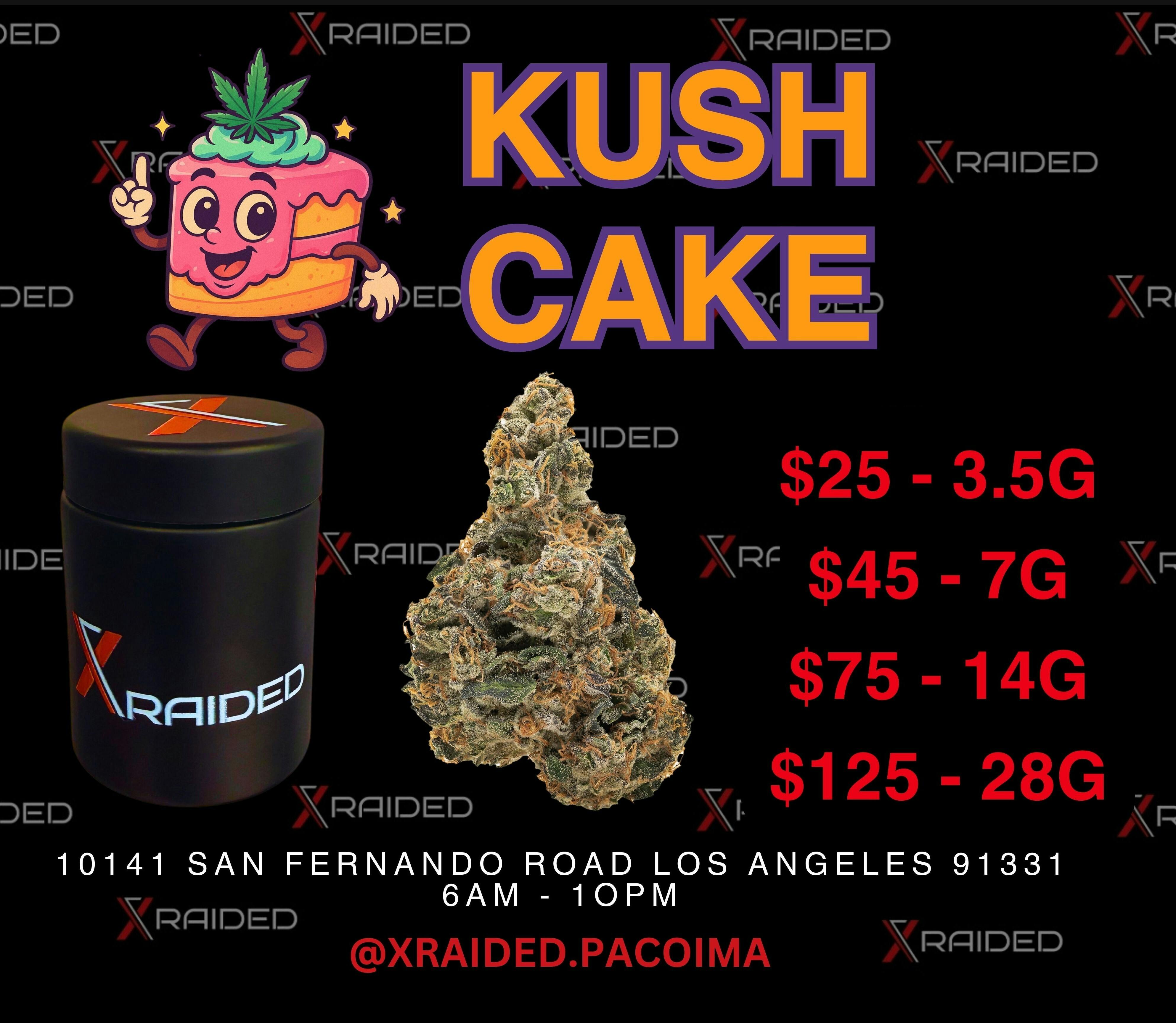 XRAIDED KUSH CAKE 3.5G