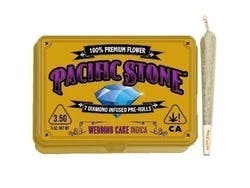Pacific Stone - Wedding Cake Diamond Infused Preroll 7pack (3.5g)